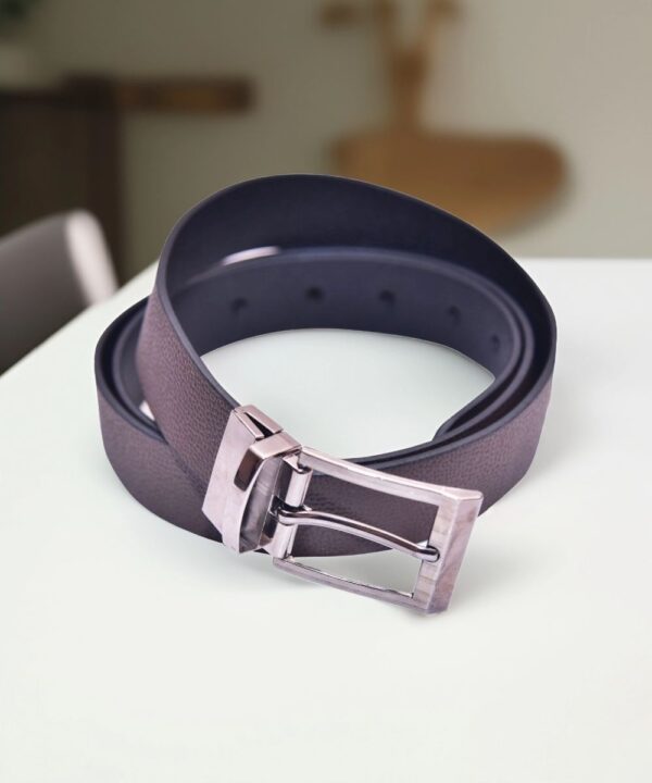 Pure Leather Belt for Men -REVERSIBLE - Image 2